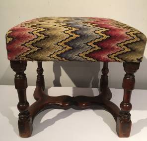 Early 18th Century French Fruitwood Stool 